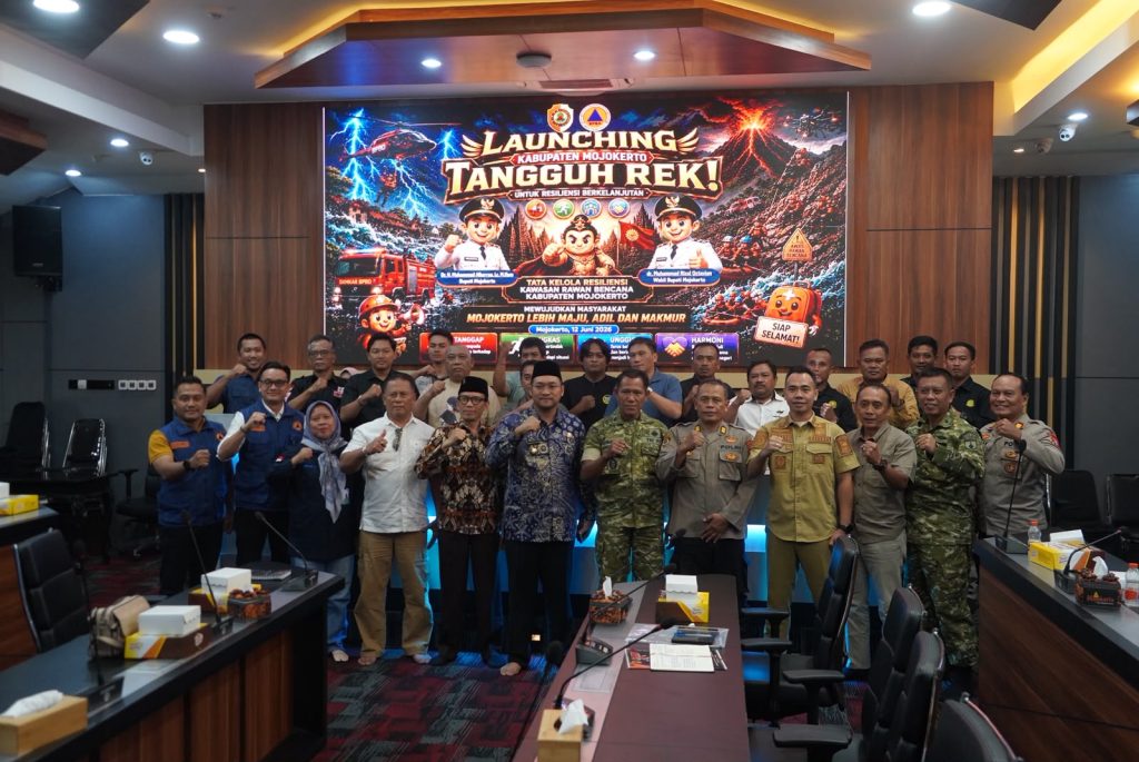 Tanggap Cegah Bencana Alam, Wabup Mojokerto Buka Rapat Kesiapsiagaan Kebakaran Hutan Dan Laka Air