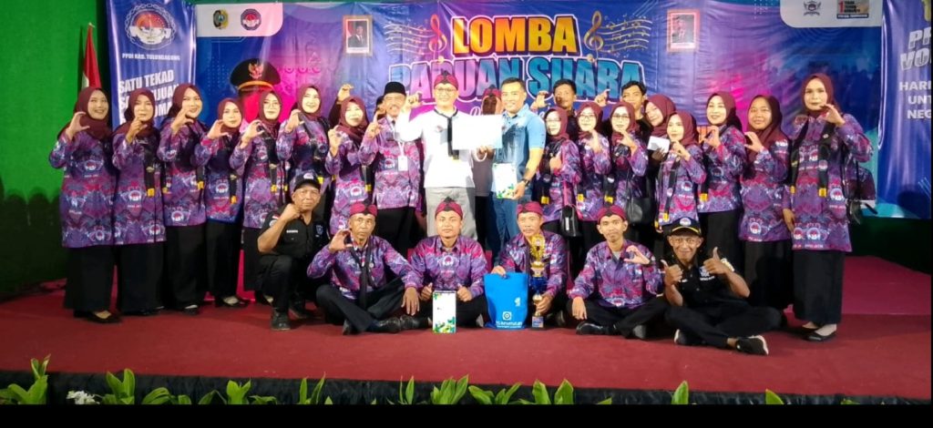 Paduan Suara Pagerwojo Raih Juara 1 pada Harlah PPDI Kabupaten Tulungagung ke-20