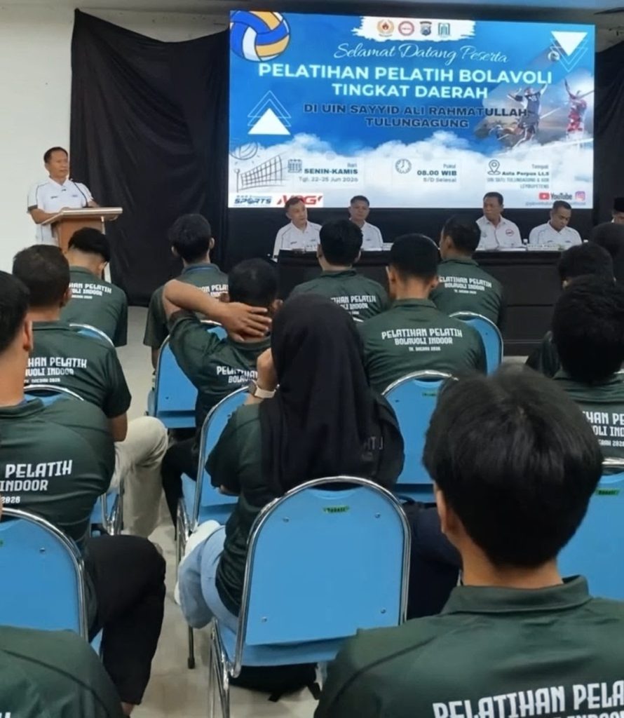 Plt Bupati Tulungagung Resmikan Pelatihan Pelatih Bola Voli Tingkat Daerah 2026