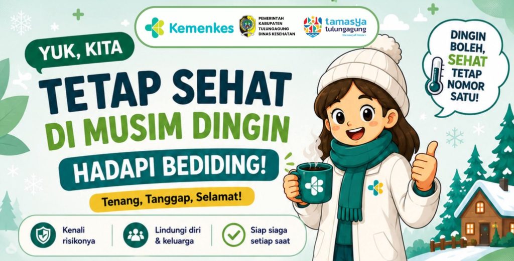Bediding Mulai Selimuti Tulungagung, Dinkes Ingatkan Warga Jaga Daya Tahan Tubuh