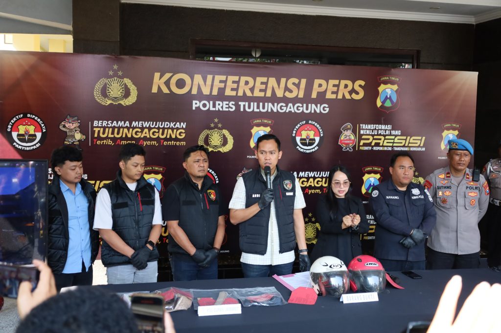 Komplotan Jambret Lintas Daerah Dibekuk, Beraksi di 20 Titik Tulungagung, Satu Korban Meninggal