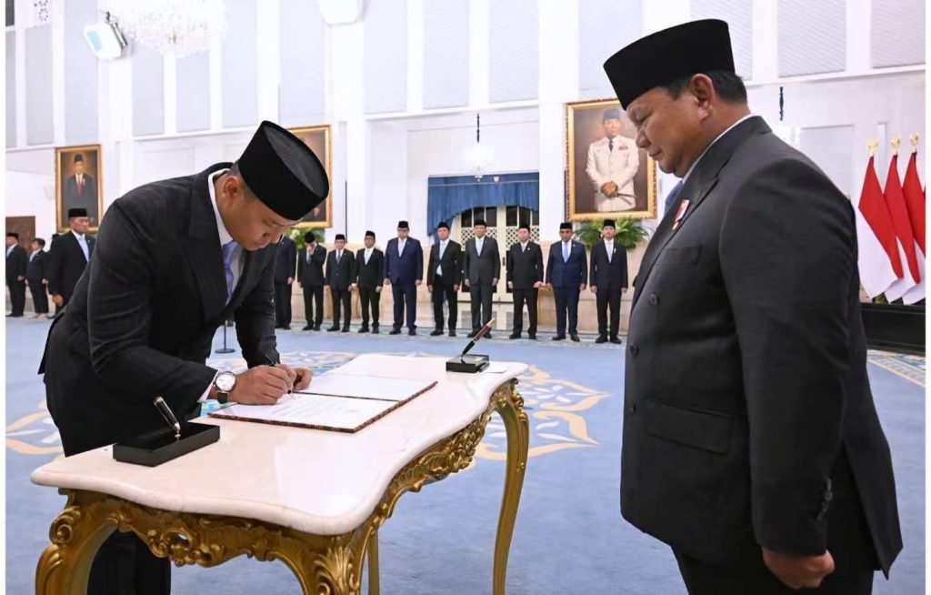 Prabowo Lantik Sudaryono Pimpin BGN, Tegaskan Zero Tolerance terhadap Korupsi
