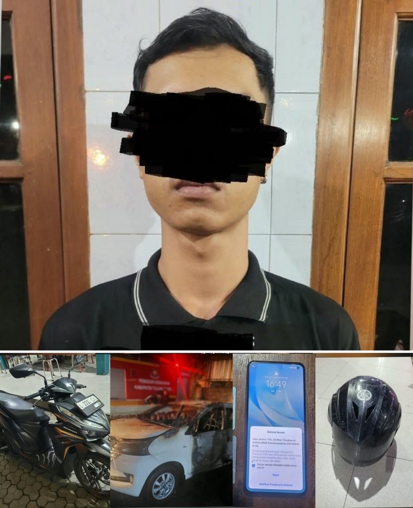 Sakit Hati, Pria di Rejotangan Bakar Mobil, Kabur ke Surabaya