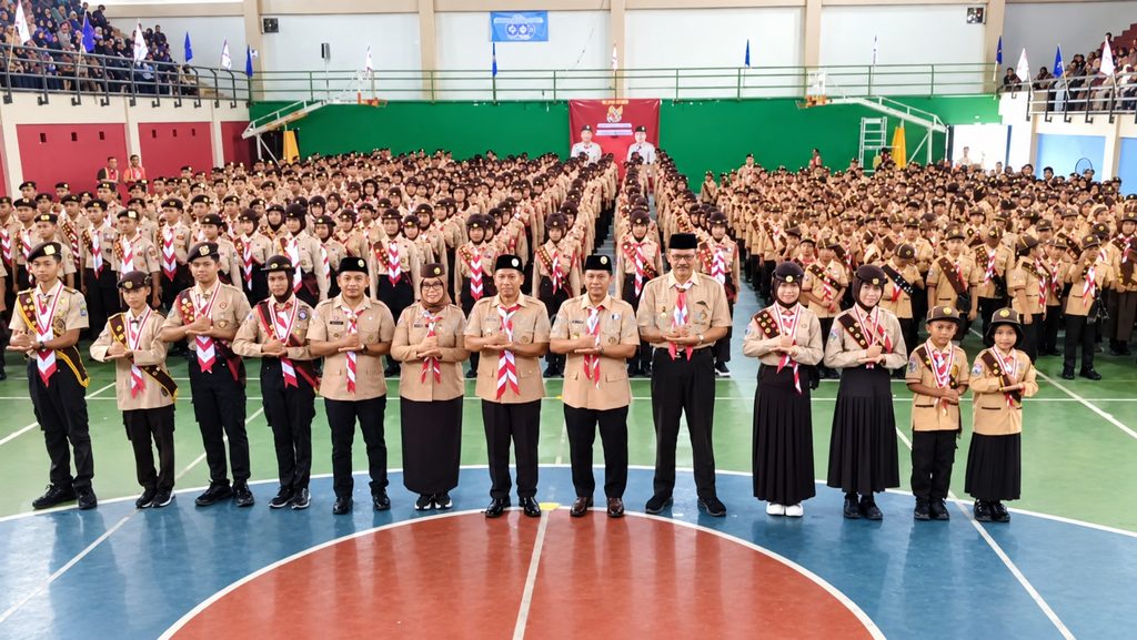 Pramuka Garuda Tulungagung 2026 Resmi Dilantik, Plt Bupati Tekankan Tanggung Jawab dan Keteladanan