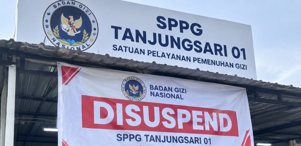 BGN Suspend SPPG Tanjungsari 01 Selama 20 Hari
