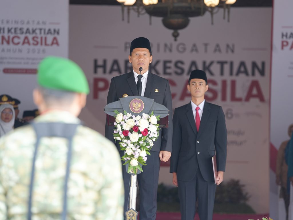 Pimpin Upacara Kesaktian Pancasila, Ahmad Baharudin: Persatuan dan Gotong Royong Jadi Kekuatan Pembangunan